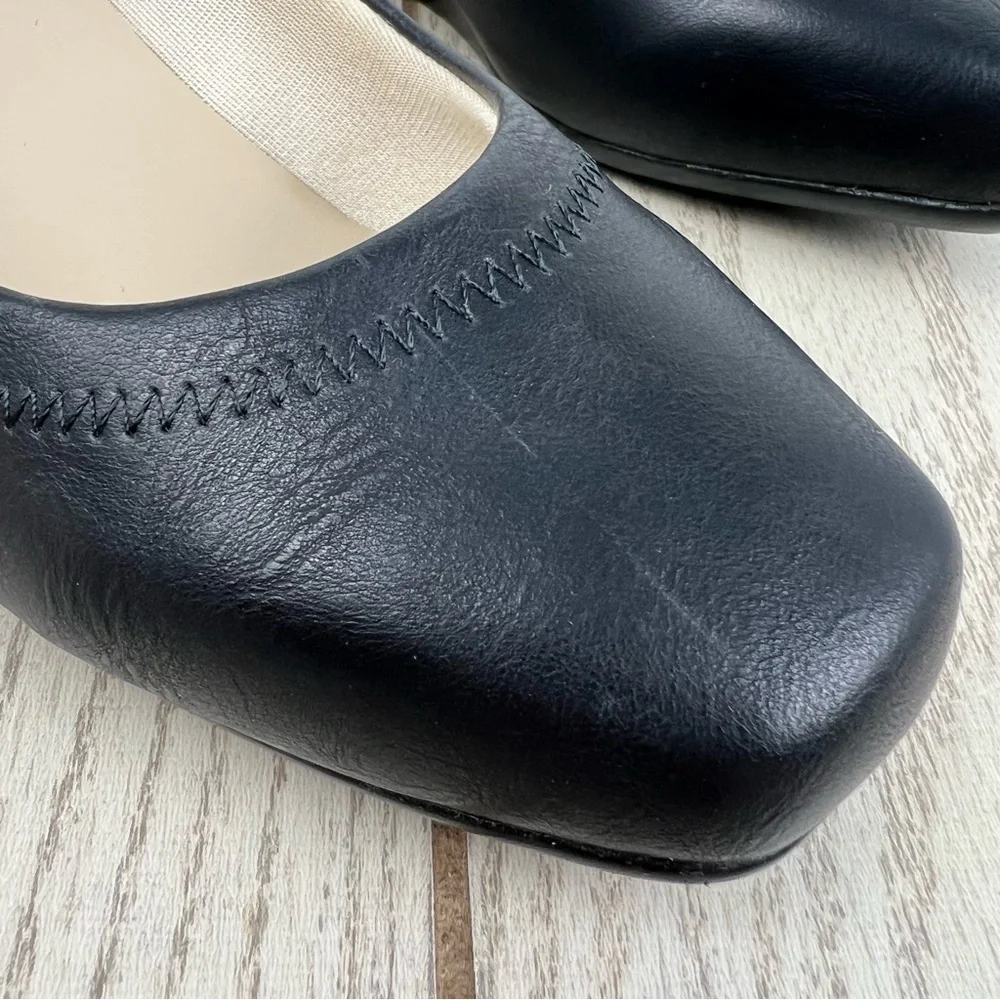 Life Stride Simply Comfort Groovy Wedge Slip On 7W Black Cowgirl $60